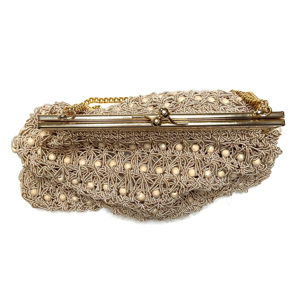 Vintage Made In Italy Beaded Evening Bag - Picture 11 of 15